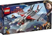 LEGO Marvel Super Heroes Marvel : Captain Marvel et l'attaque du Skrull 76127 – Kit de construction (307 pièces)