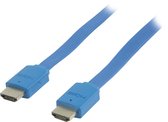 Platte high speed HDMI® kabel met ethernet