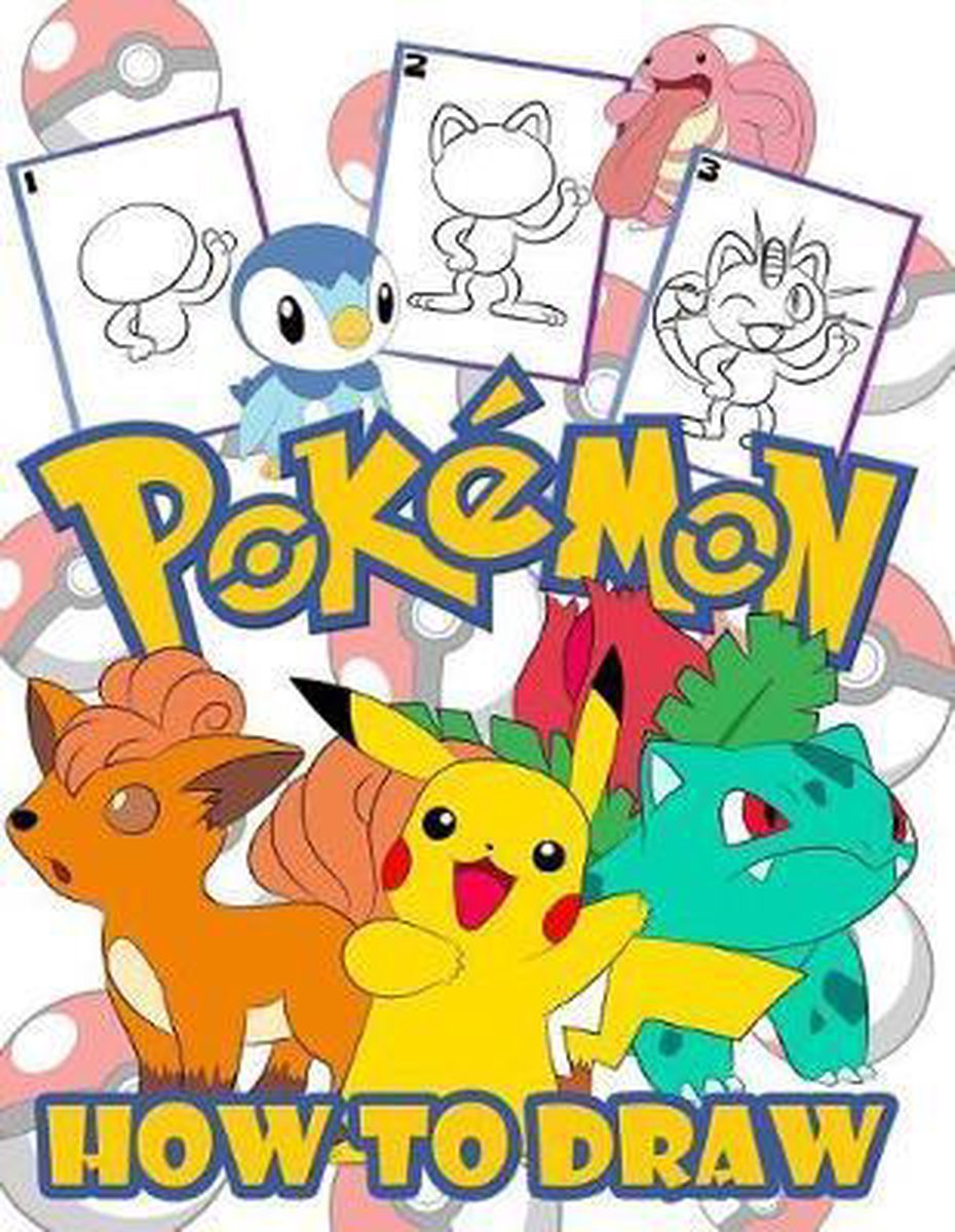 Comment Dessiner Une Carte Pokémon How to Draw Pokemon, Htd&Color Books | 9781093196580 | Livres | bol.com