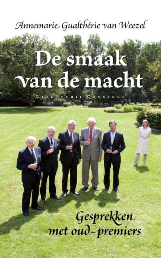 Cover van het boek 'De smaak van de macht' van Annemarie Gualthérie van Weezel