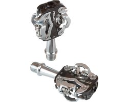 XLC ATB PD-S15 – Fietspedalen MTB & Gravel – SPD – 9/16" – Aluminium – Zwart