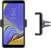 Shop4 - Samsung Galaxy A7 (2018) Autohouder Verstelbare Ventilatierooster Houder Zwart