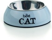 Beeztees Best Cat - Kattenvoerbak - Grijs - 14,5x14,5x5 cm - 160 ml