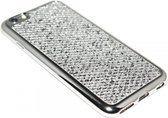 Bling bling hoesje zilver Geschikt voor iPhone 6 (S) Plus