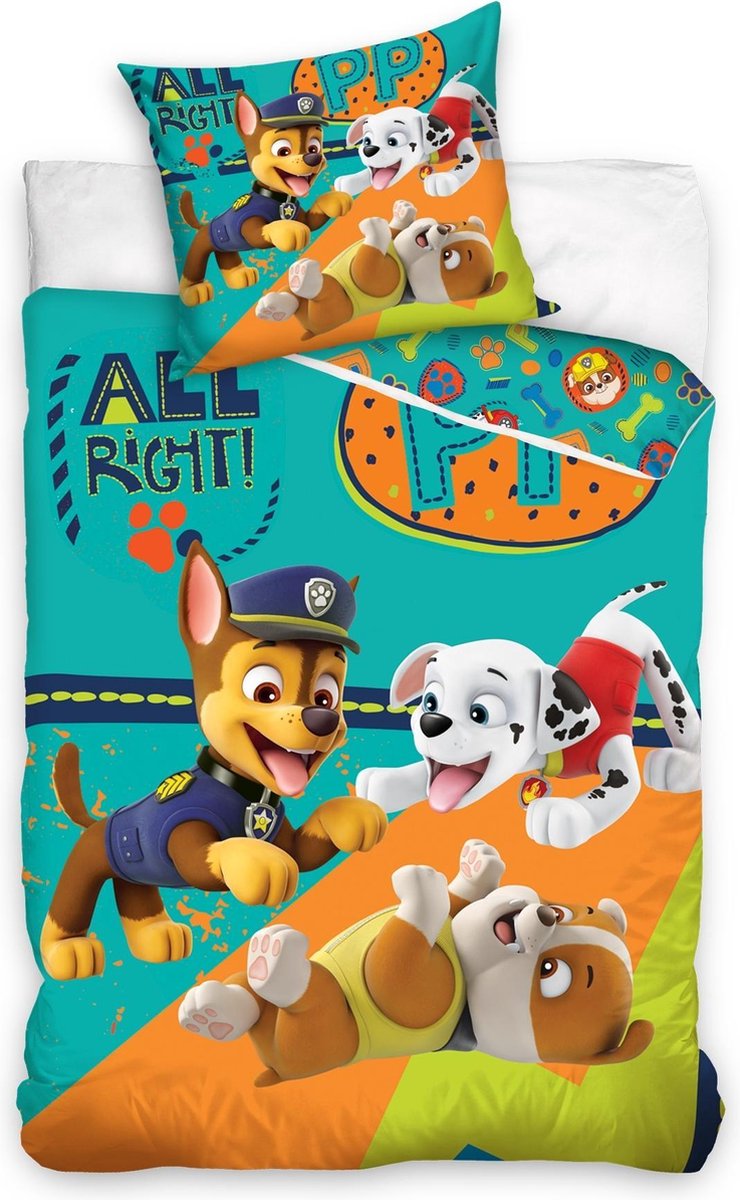 Carbotex Dekbedovertrek Paw Patrol Roze 160 X 200 Cm