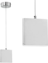 Design LED-hanglamp - chroom en zilverlook