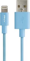 PNY C-UA-LN-B01-04 1.2m USB A Lightning Blauw USB-kabel