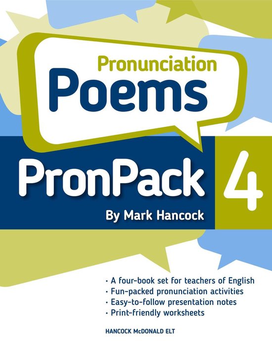 PronPack 4 - PronPack 4: Pronunciation Poems - cover