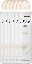 Dove Silk Dry Women - 6 x 250  ml - Deodorant Spray - Voordeelverpakking