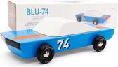 CandyLab Toys BLU 74 Racer Houten Design Auto