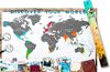 Scratch World Map Deluxe XL - Carte du monde à gratter - 91,5 x 61 centimètres - Convient pour un cadre photo de taille normale