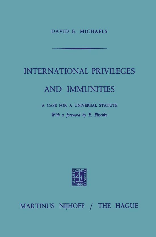 Law and Criminology (R0) - International Privileges and Immu ... - cover