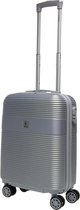 Benzi Lages Handbagage Koffer - 55 cm - Zilvergrijs
