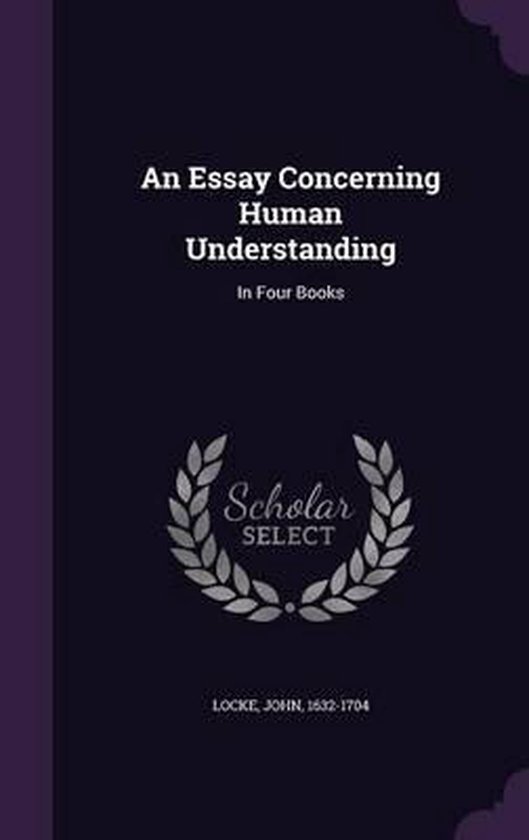 ESSAY CONCERNING HUMAN UNDERST - cover