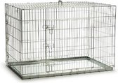 Beeztees - Caisse pour Chien - 2 Portes - Galvanisé - XL - 121x78x84 cm