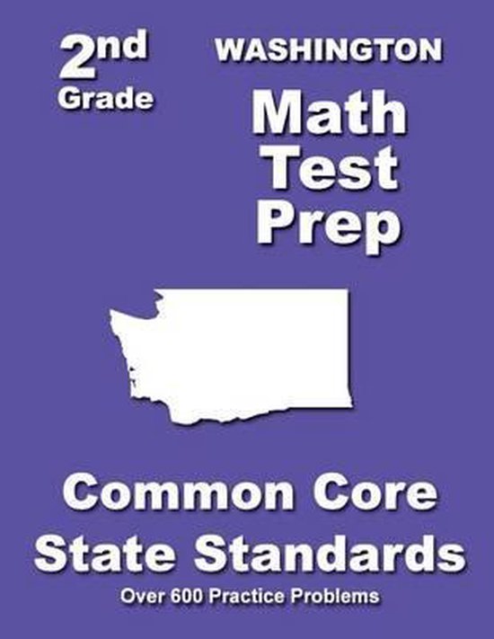 Washington 2nd Grade Math Test Prep - cover