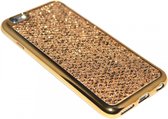 Bling bling hoesje goud Geschikt voor iPhone 6 (S) Plus