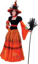 "Verkleedkostuum oranje heks voor dames Halloween pak - Verkleedkleding - Large"