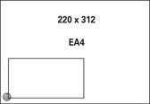 Envelop Raadhuis 220x312 EA4 - VL akte plakstrip wit 120gr 25
