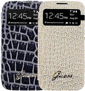 bom Auto ramp Samsung Galaxy S4 hoesje - Guess - Rood - Kunstleer | bol.com