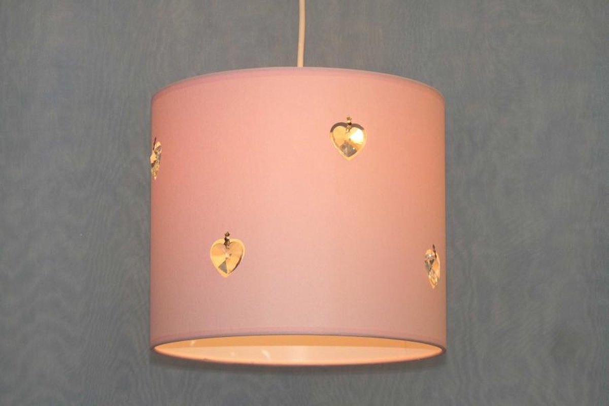 Arnhout Mooie Hanglamp Emma - Roze voor baby en kinderkamer