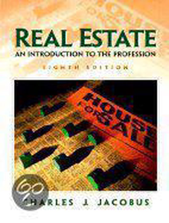 Real Estate Introduction Profession, Charles Jacobus 9780130200150
