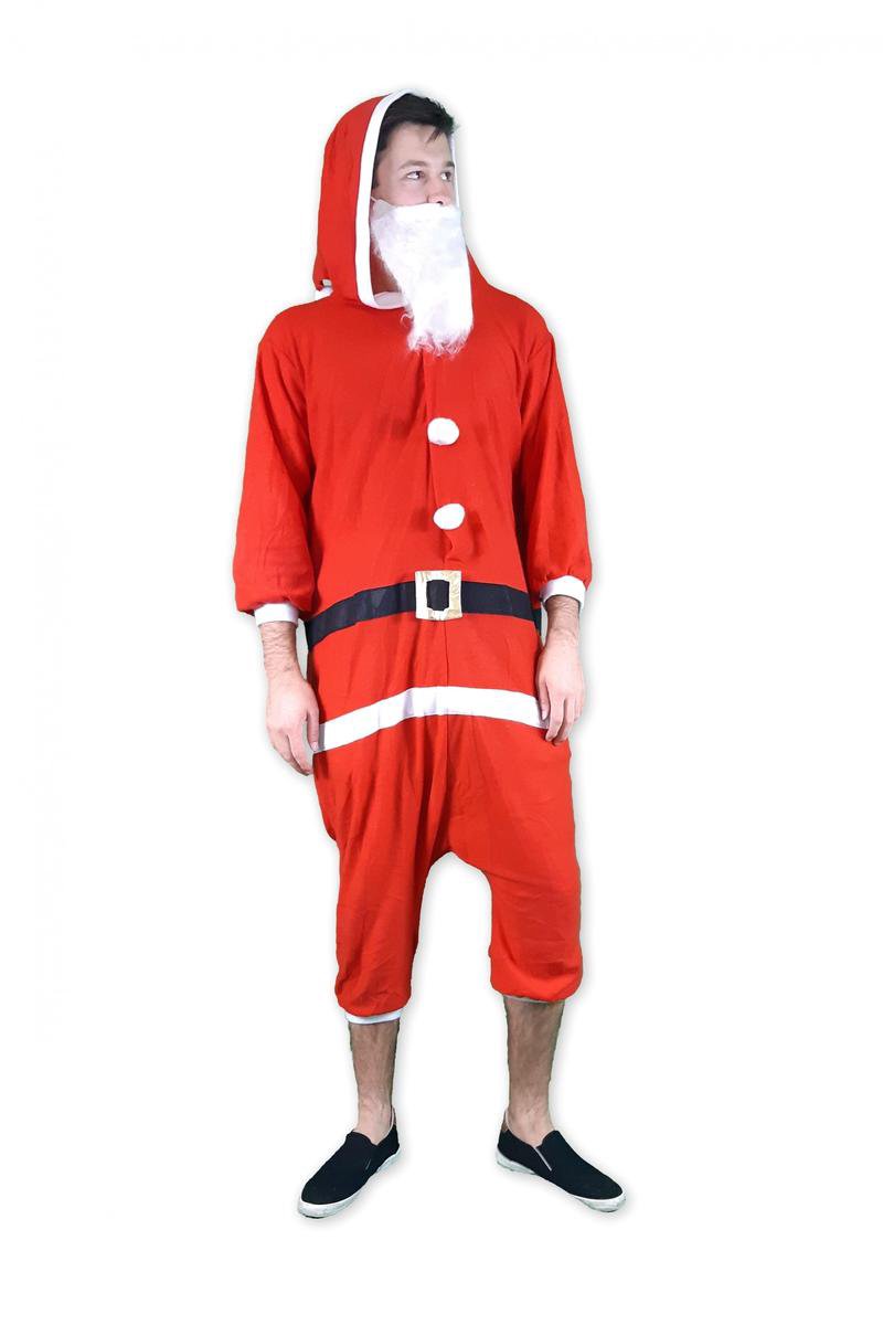 Kerstman/vrouw Pyama pak - Maat M