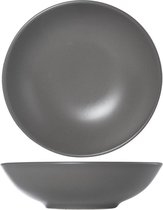 Cosy & Trendy Serena Dark Grey Diep Bord - Ø 22 cm - Set-12