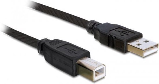 Delock - USB 2.0 Printerkabel met versterker - Zwart - 10 meter | bol.com