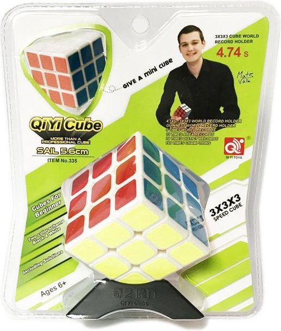 Thumbnail van een extra afbeelding van het spel Breinbreker Kubus 2 in 1 PACK - Cube 3x3x3 5.6CM