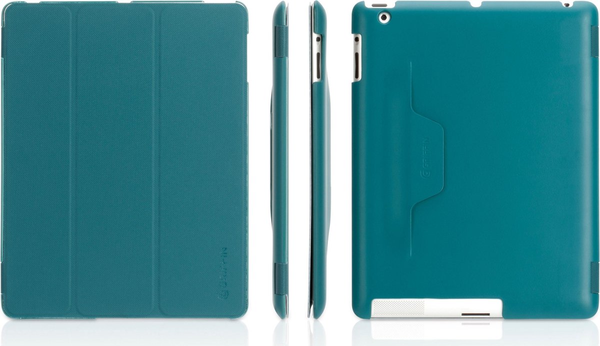 iPad 4/3/2 hoesje - Griffin - Turquoise - Kunststof