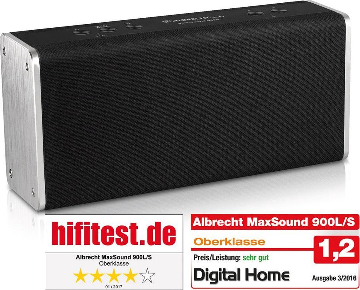 Albrecht Max-Sound 900S Multiroom luidspreker - internet radio - Spotify connect