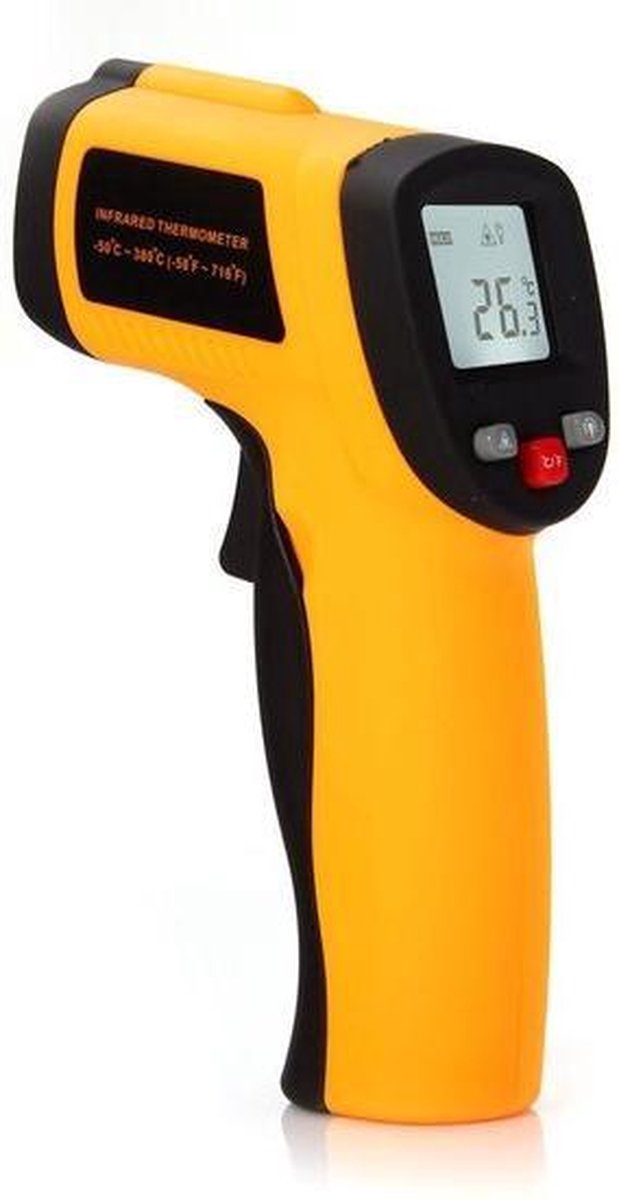 Luxe Infrarood thermometer Draadloze laser Temperatuurmeter,