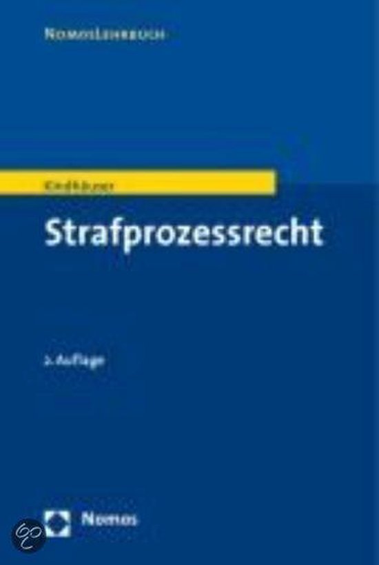 Strafprozessrecht - cover