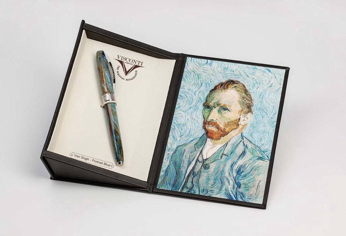 Stylo Plume Visconti Van Gogh Portrait Blue | bol.com