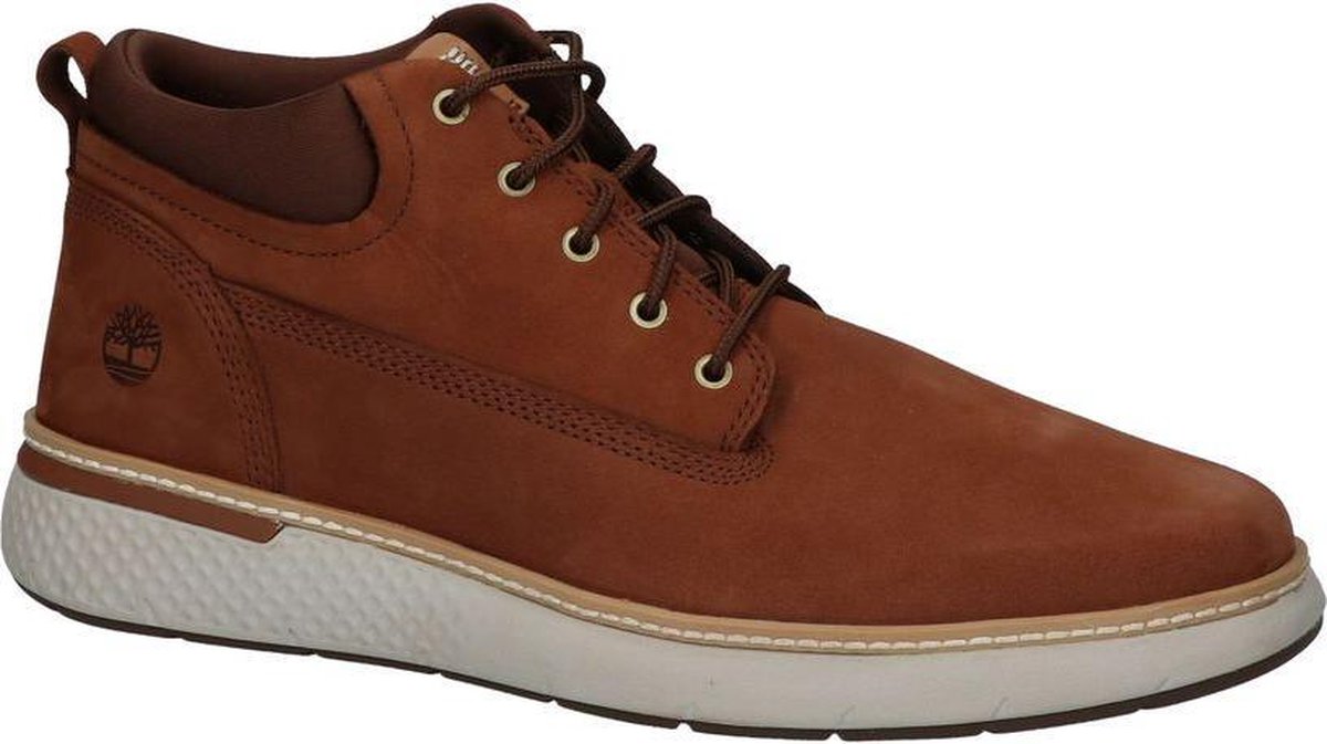 Timberland TB0A1TQW - Volwassenen Heren sneakersVrije tijd half-hoog - Kleur: Cognac - Maat: 45