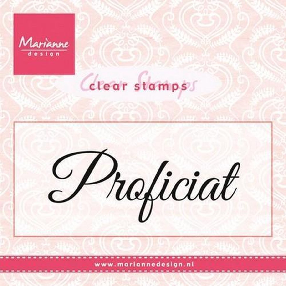 Marianne Design Stempel Proficiat (Nederlands) CS0957