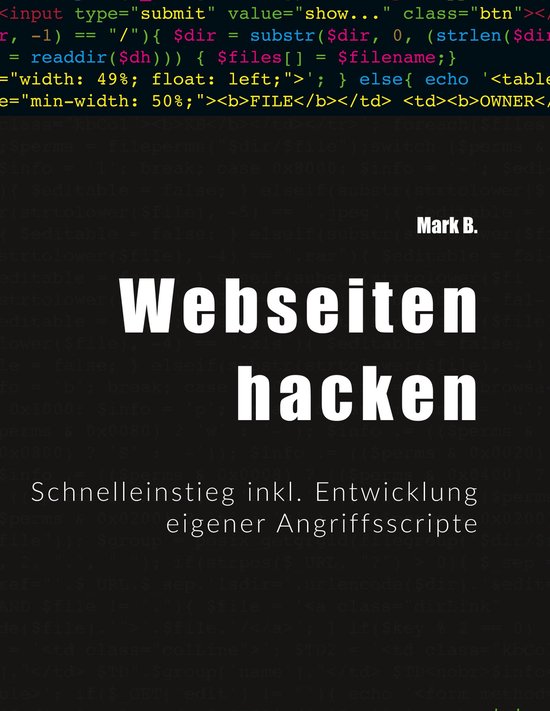 Webseiten hacken - cover