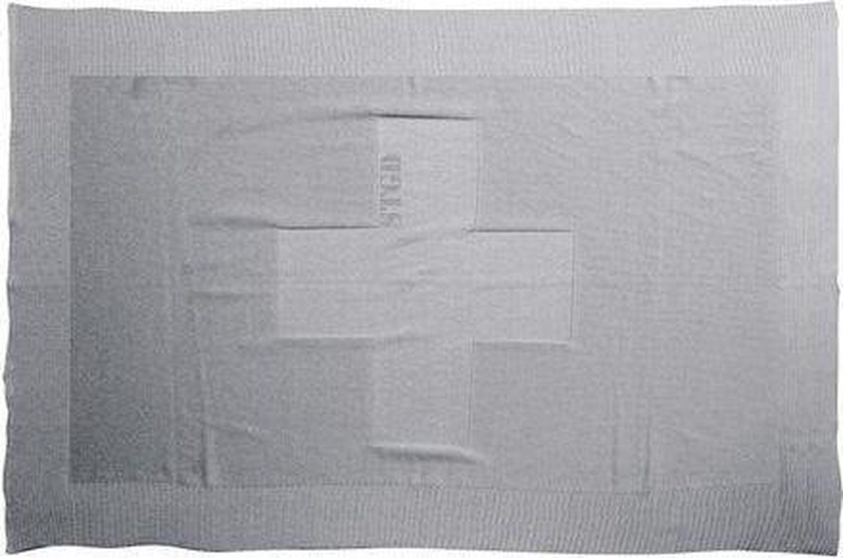 Stapelgoed Cross Roads - Plaid - Katoen - 150x100 cm - Grijs