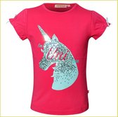 Someone t-shirt unicorn Dark Pink maat - 98
