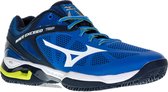 Mizuno Wave Exceed Tour CC Tennisschoenen - Maat 46 - Mannen - blauw/wit