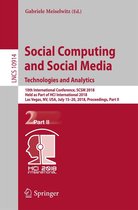 Lecture Notes in Computer Science 10914 - Social Computing and Social Media. Technologies and Analytics