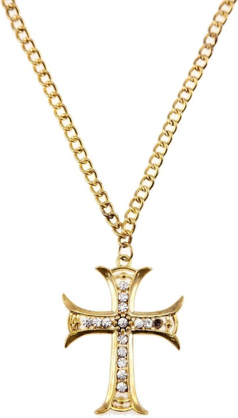Gothic Ketting Met Rode Stenen