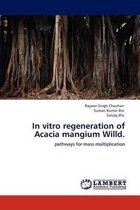 In vitro regeneration of Acacia mangium Willd.