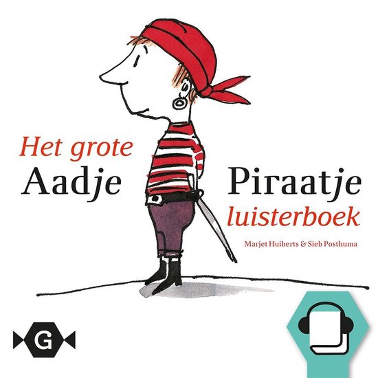 Het grote Aadje Piraatje luisterboek - cover