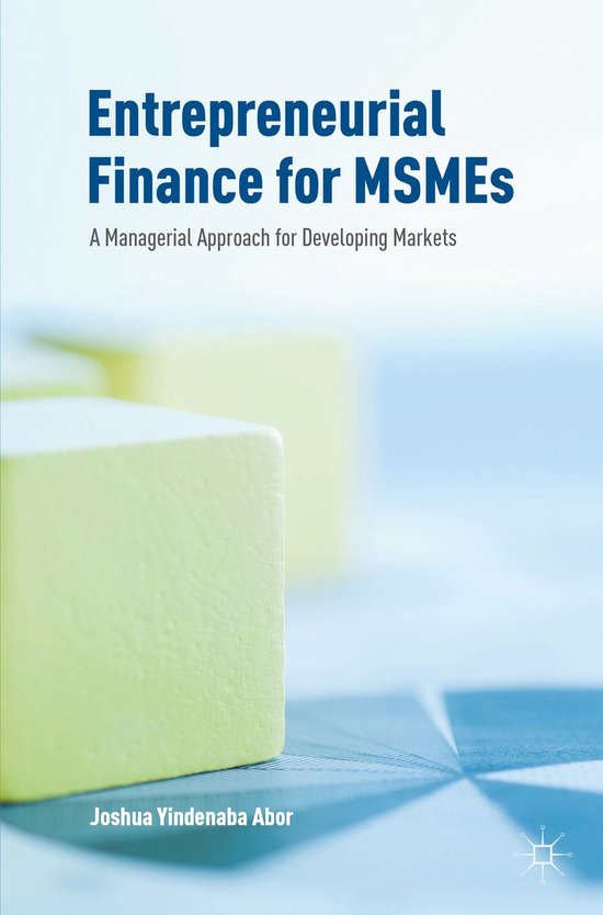 Entrepreneurial Finance for MSMEs - cover