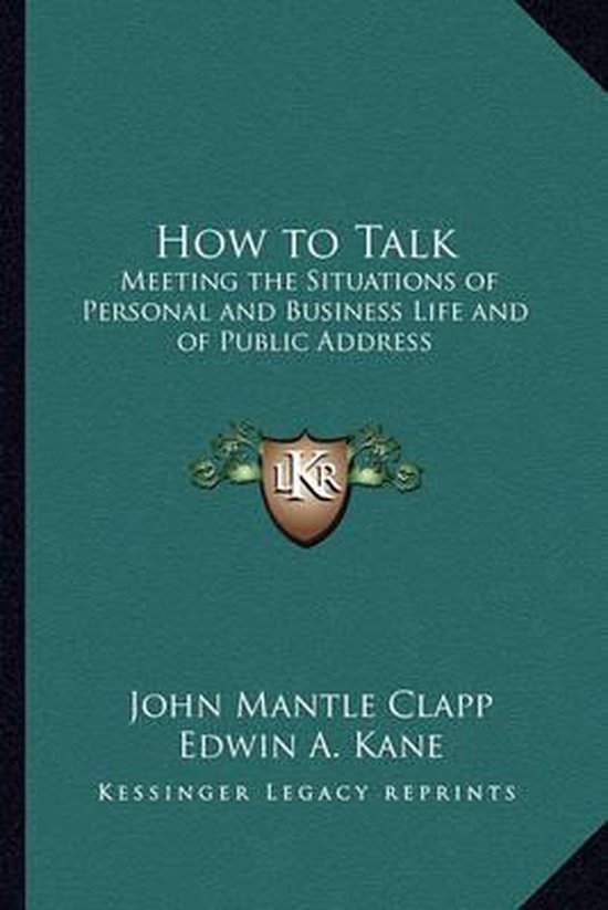 How to Talk - cover
