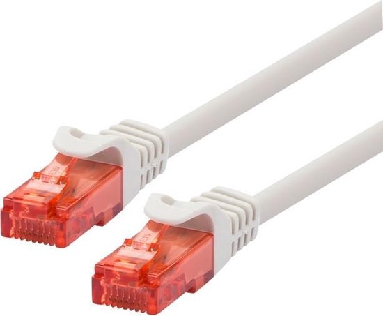 Cavo Di Rete CAT 6 - Cavo Patch Ethernet RJ45 UTP Grigio Da 10 M Antigroviglio