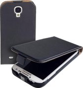Lelycase Zwart Eco Leather Flip Case Samsung Galaxy S4 i9500
