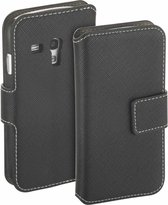 HC Bookcase Flip Wallet Cover Hoesje - Samsung Galaxy S3 Mini Zwart